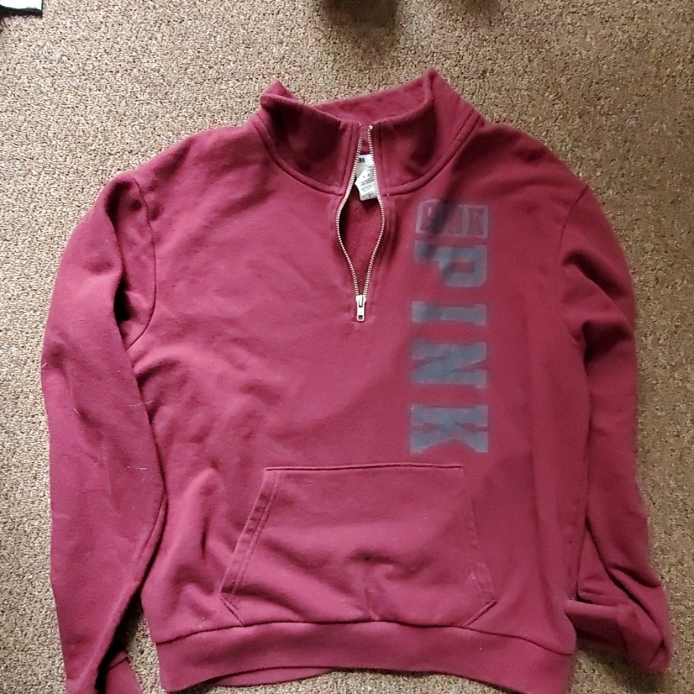 PINK Victoria Secret 1/4 zip